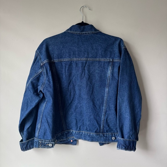 Old Navy Dark Wash Denim Jacket - Picture 2 of 5